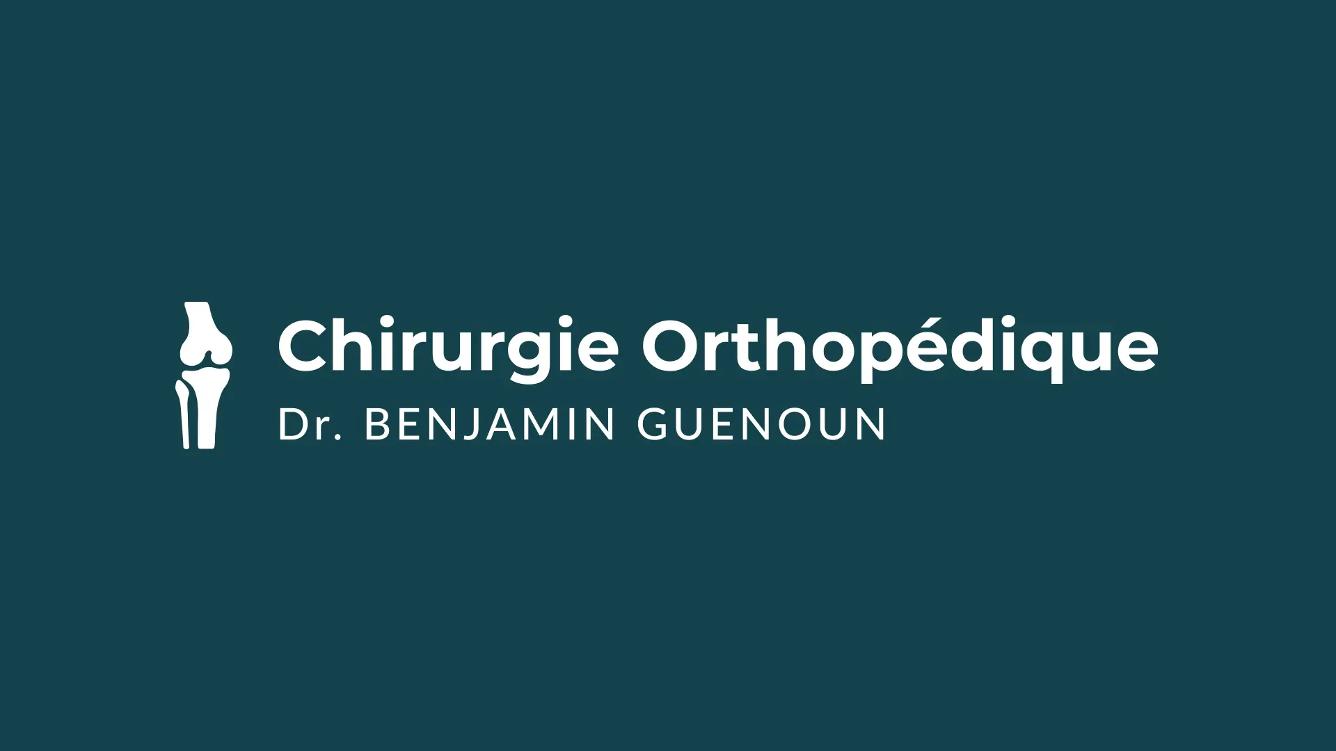 ChirurgieOrthopédique.Com - Dr Benjamin Guenoun - Paris